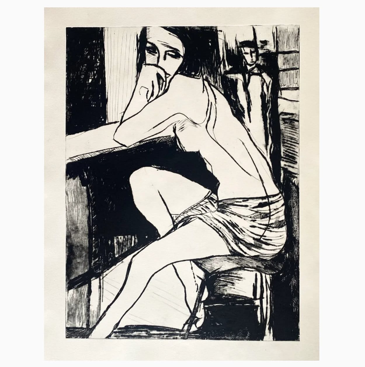 Ink drawing &quot;I am Not Your Girl&quot; (2023) by Silvana Soriano