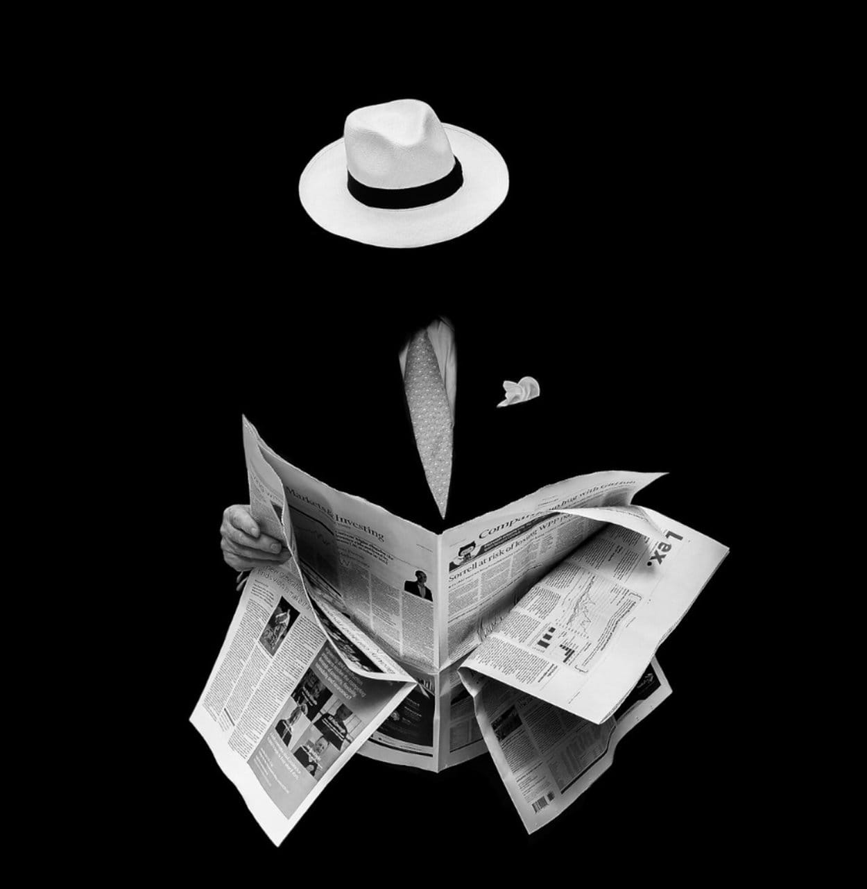 Black and white photography &quot;Out of Shadows - NYC&quot; (2018) by Joseph Cela