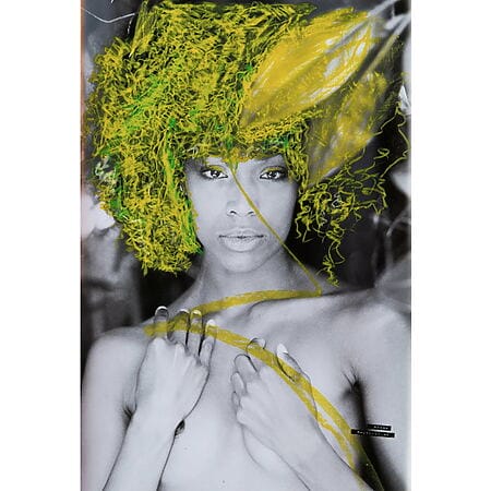 Expressive Pop Art Collage "Diega Ma(ra)donna" (2021) von Martin Wieland