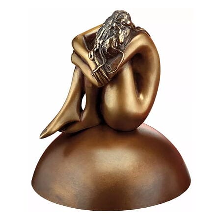 Erotische Bronze-Skulptur "La Felicità" von Bruno Bruni