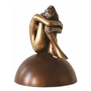 Erotische Bronze-Skulptur "La Felicità" von Bruno Bruni