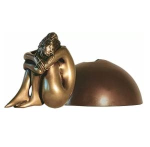 Erotische Bronze-Skulptur "La Felicità" von Bruno Bruni
