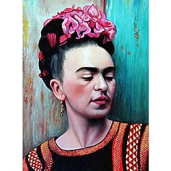 Hommage "Frida Kahlo" (2016) von Andrew King, Öl auf Leinwand