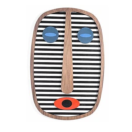 Afrikanische Maske “Modern African Mask #1”, handgefertigtes Wandobjekt von UMASQU