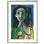 Peinture "Buste de femme (Jacqueline)" (1963) de Pablo Picasso, reproduction limitée Peinture "Buste de femme (Jacqueline)" (1963) de Pablo Picasso, reproduction limitée