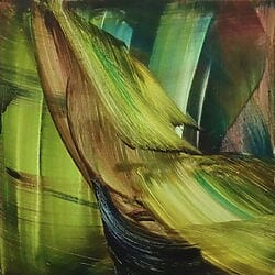 Abstract painting "Wandering XIX" by Isa Dahl (2006) Oil on canvas (unique piece)