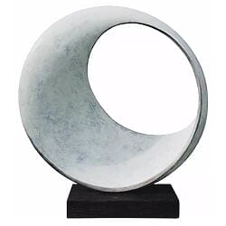 Abstracte bronzen sculptuur "Kleine Maan" (2023) van Yves Rasch