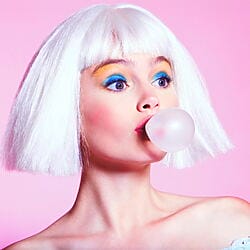 Digitales Pop Art "Candy Warhol" (2013) von TOMAAS, Limitierte Edition auf Alu-Dibond