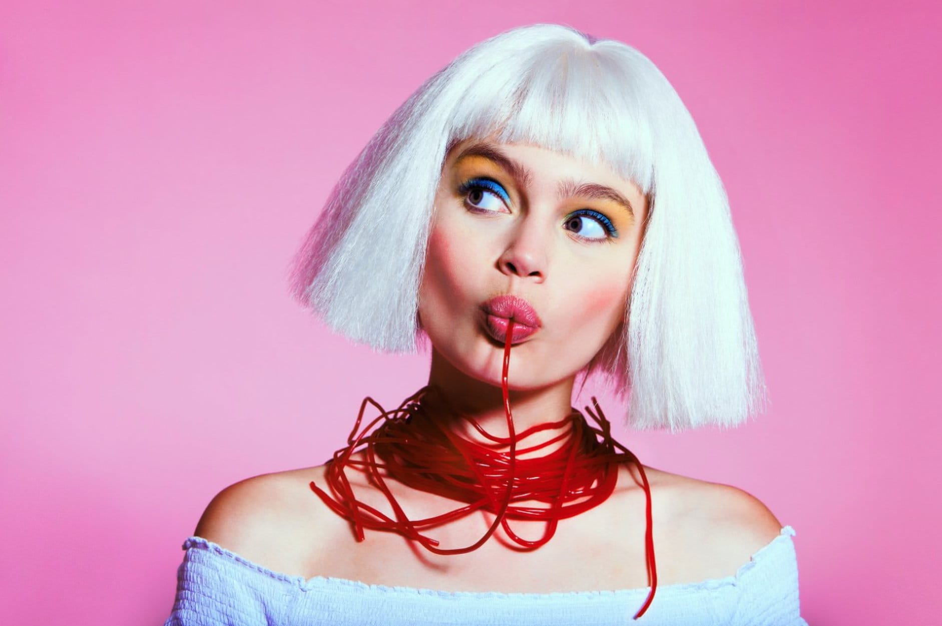 Digital Pop Art &quot;Candy Warhol 2&quot; (2013) by Tomaas, limited edition on Alu-Dibond