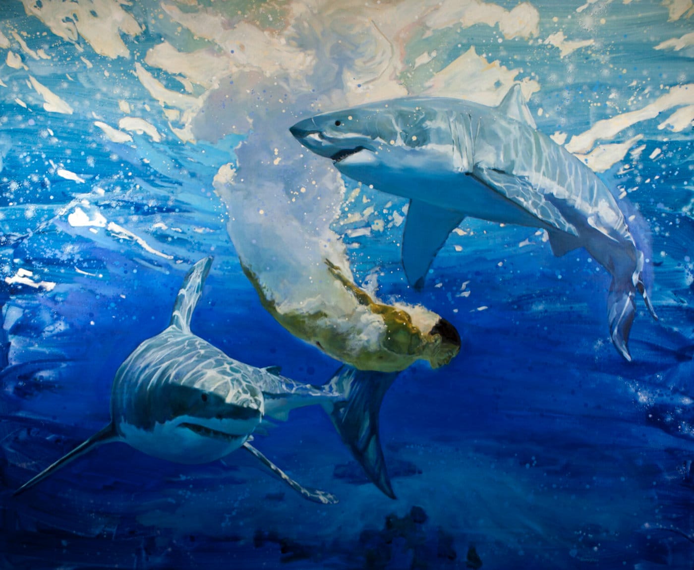 Oil painting &quot;in the depth&quot; (2021) by Oleksii Gnievyshev