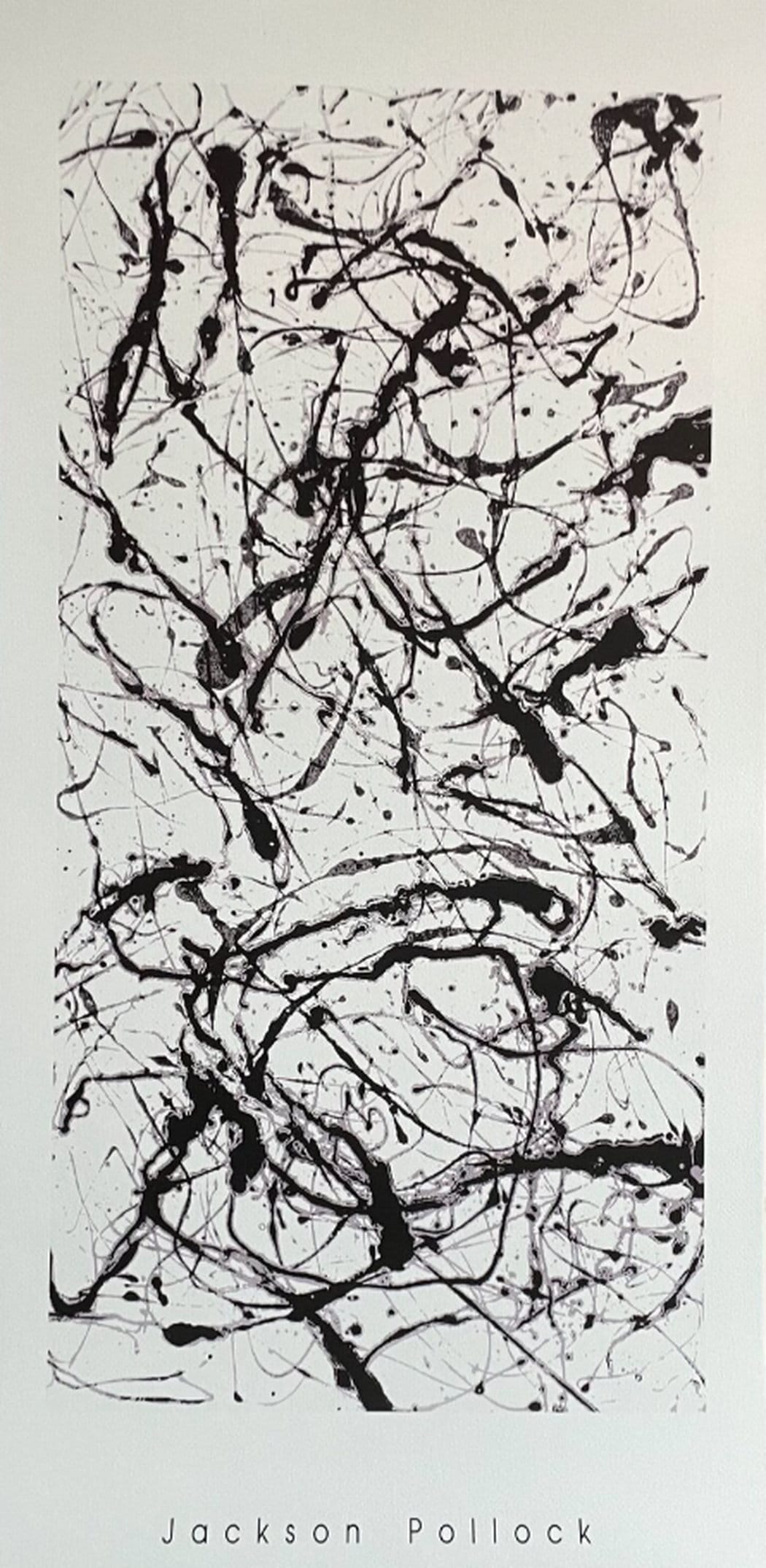 „Number IIA“ (1948) von Jackson Pollock, Editions Pierre D’Harville (lizenziert durch J. Pollock/SOFAM Belgique)