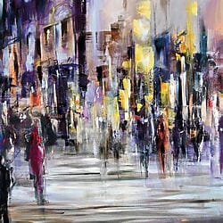 Acrylmalerei "Albedo" (2020) von Robert Hettich, limitierte Reproduktion