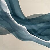 Abstraktes Acrylbild "Senza Titolo" (2024) von Nicht Funktional Kunst