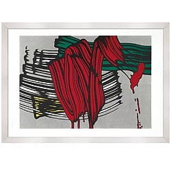 "Big Painting No. 6" (1965) van Roy Lichtenstein, zeefdruk in beperkte oplage