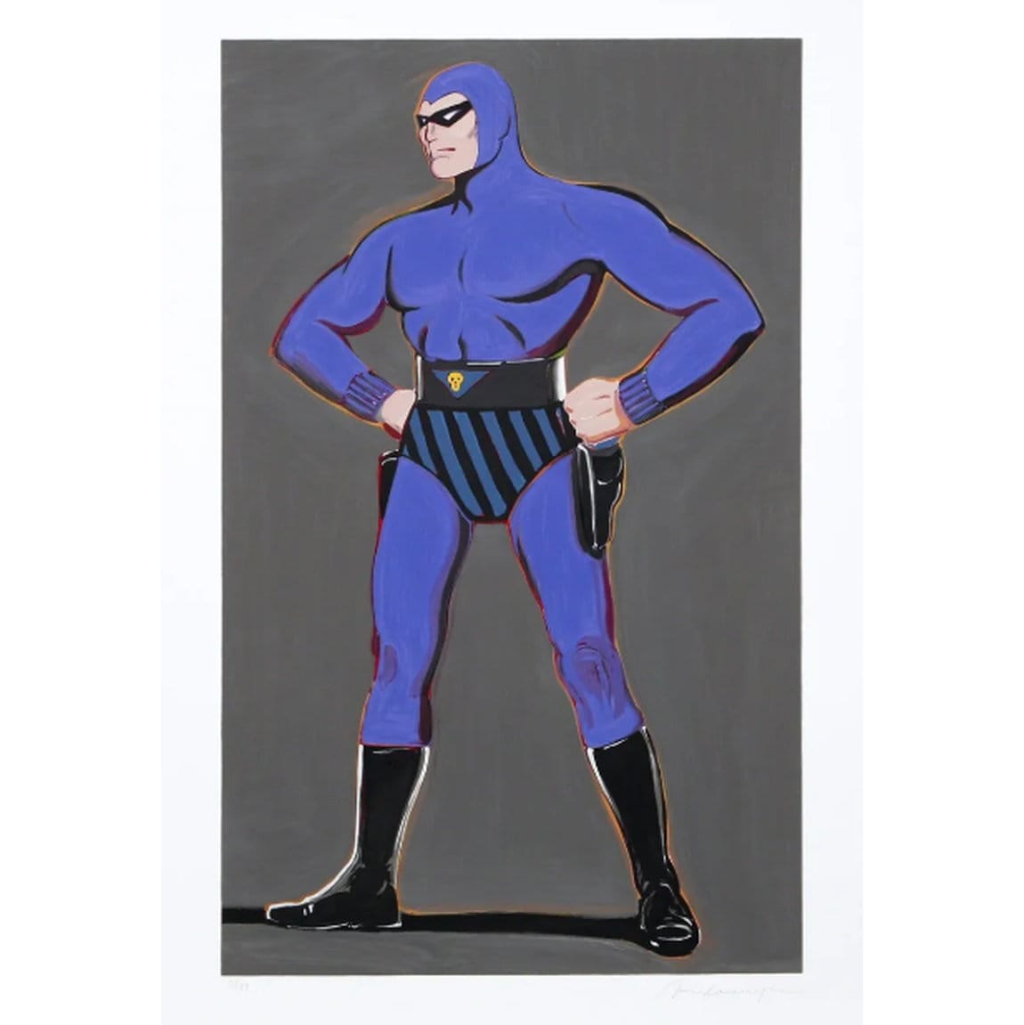 Comic Art &quot;Fantomas&quot; (2009), limited lithograph by Mel Ramos