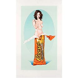 Pop Art „Reese's Rose“, limitierte Lithographie von Mel Ramos
