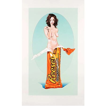Pop Art &quot;Reese&#39;s Rose&quot;, lithographie limitée par Mel Ramos
