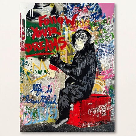"Everyday Life " (2022) - Unikat von Streetart Ikone Mr. Brainwash