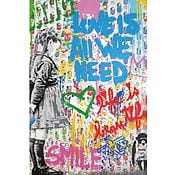 Mr. Brainwash: "Artist Within" 2022 - Street Art, Acryl + Sprühfarbe auf Papier