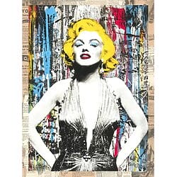 „Marylin Forever“ (2021) von Mr. Brainwash, limitierter Tiefdruck auf Archivpapier