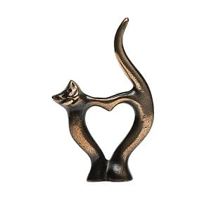 Bronzeskulptur "Herzige Katze" von Bernardo Esposto
