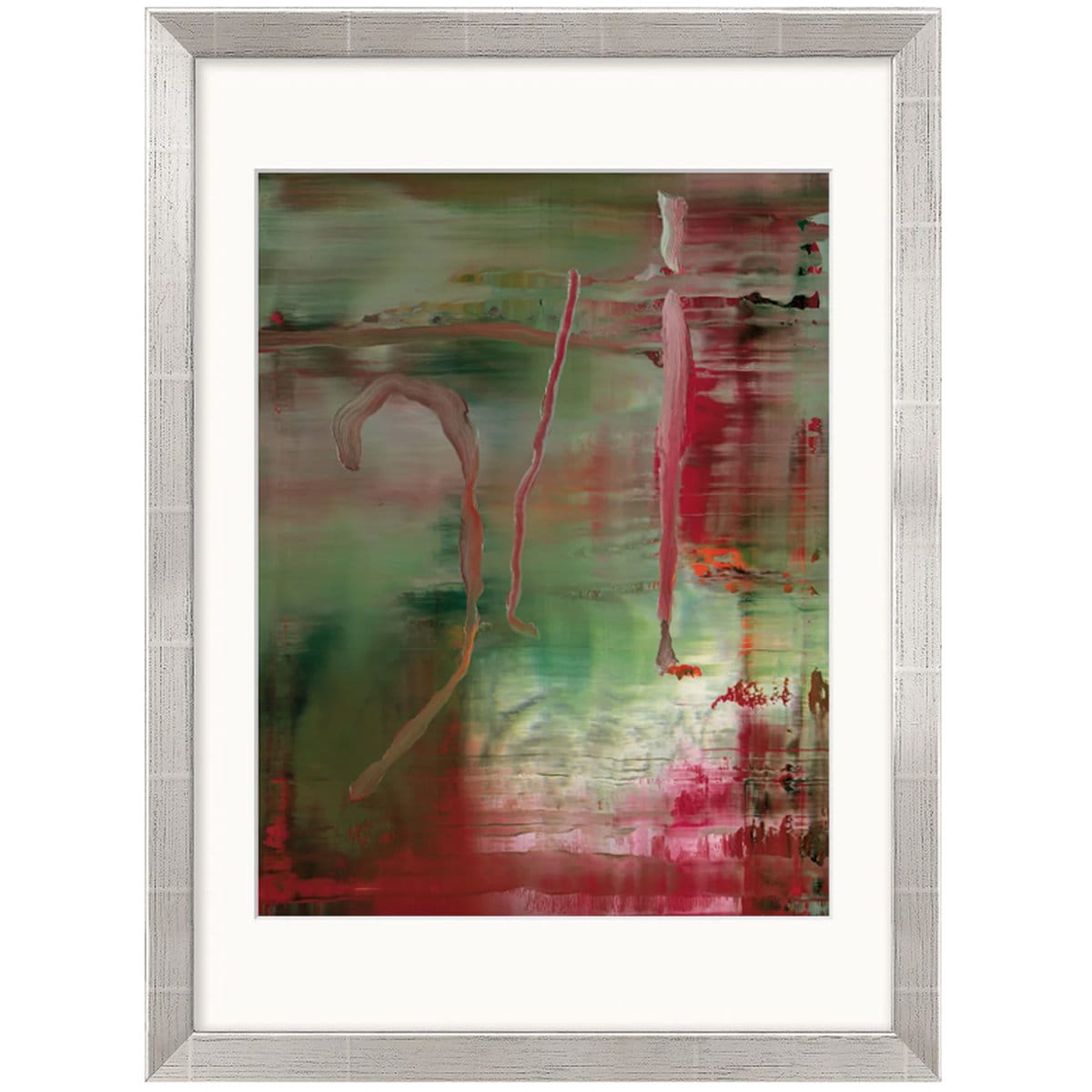 &quot;Abstract picture&quot; (2004) by Gerhard Richter, limited reproduction on prestige paper