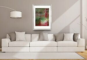 "Abstract Painting" (2004) by Gerhard Richter, limited edition reproduction on prestige paper