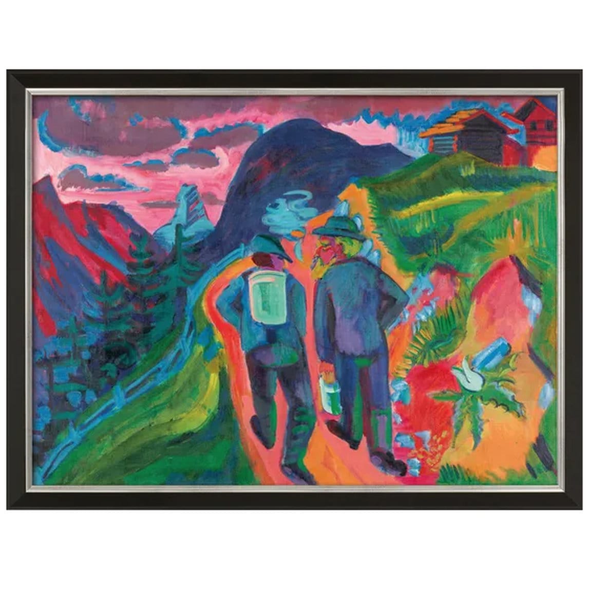 &quot;Alpweg after the thunderstorm&quot; by Ernst Ludwig Kirchner, limited reproduction