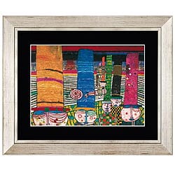Friedensreich Hundertwasser: "Hüte tragen", Hochwertige Reproduktion
