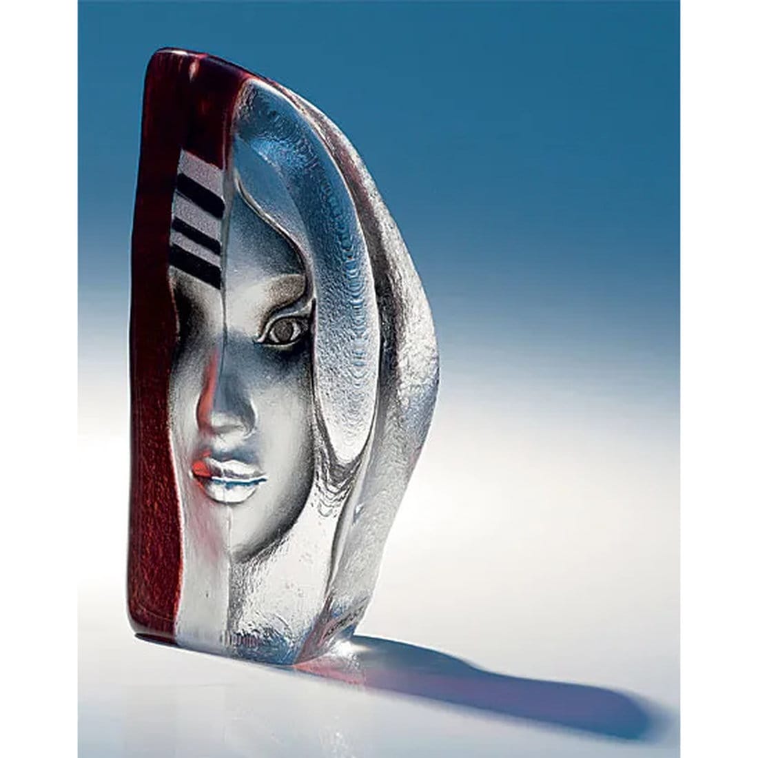 Glass object &quot;Enora&quot; by Mats Jonasson, glass art from Sweden