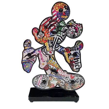Pop Art Skulptur "Acrylic Mouse" von Ad van Hassel