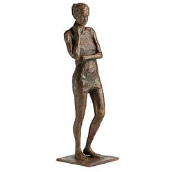Bronzeskulptur "Besinnung" von Valerie Otte, limitierte Edition