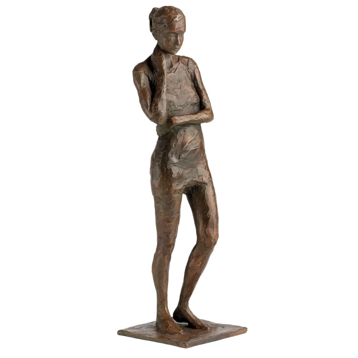 Bronze sculpture &quot;reflection&quot; by Valerie Otte, limited edition