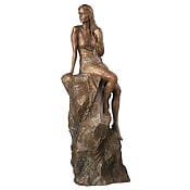 Skulptur "Loreley" (2023) von Valerie Otte, limitierte Reduktion in Bronze