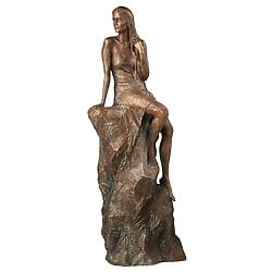Skulptur "Loreley" (2023) von Valerie Otte, limitierte Reduktion in Bronze