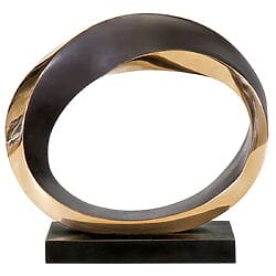 Abstrakte Bronzeskulptur "Eternity" (2024) von Pierre-Paul Maillé