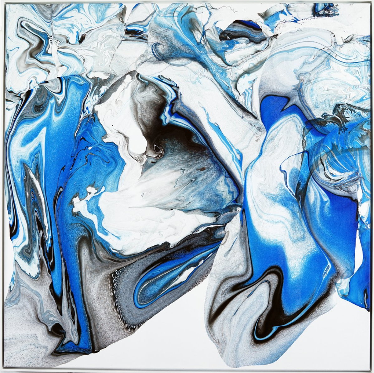Abstract oil painting &quot;Crest of Light&quot; (2021) by Fintan Whelan