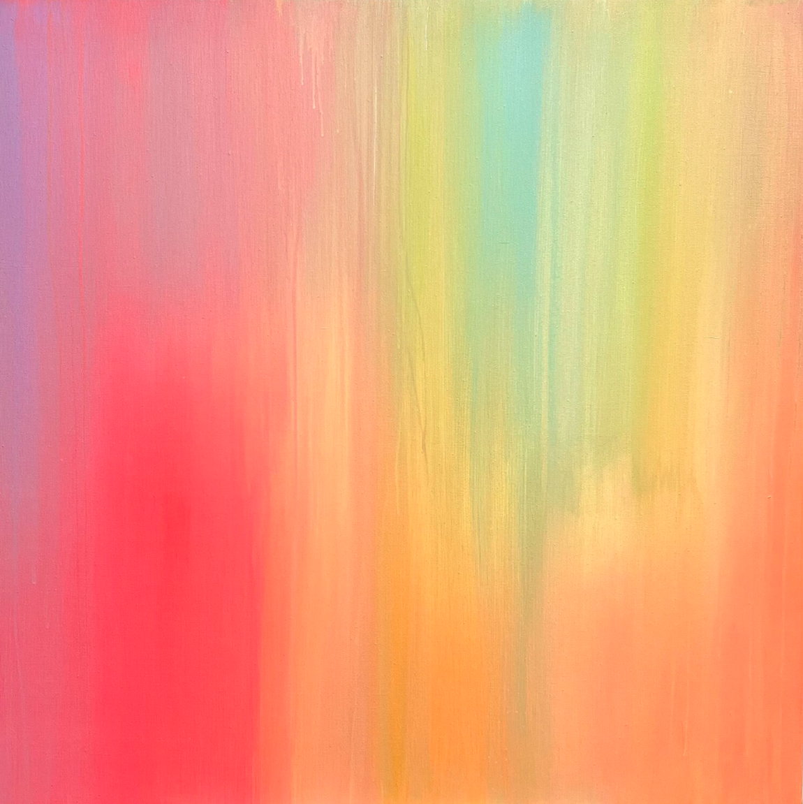 Abstract acrylic painting &quot;The Calm Way #3&quot; (2025) from Ruzica Sola