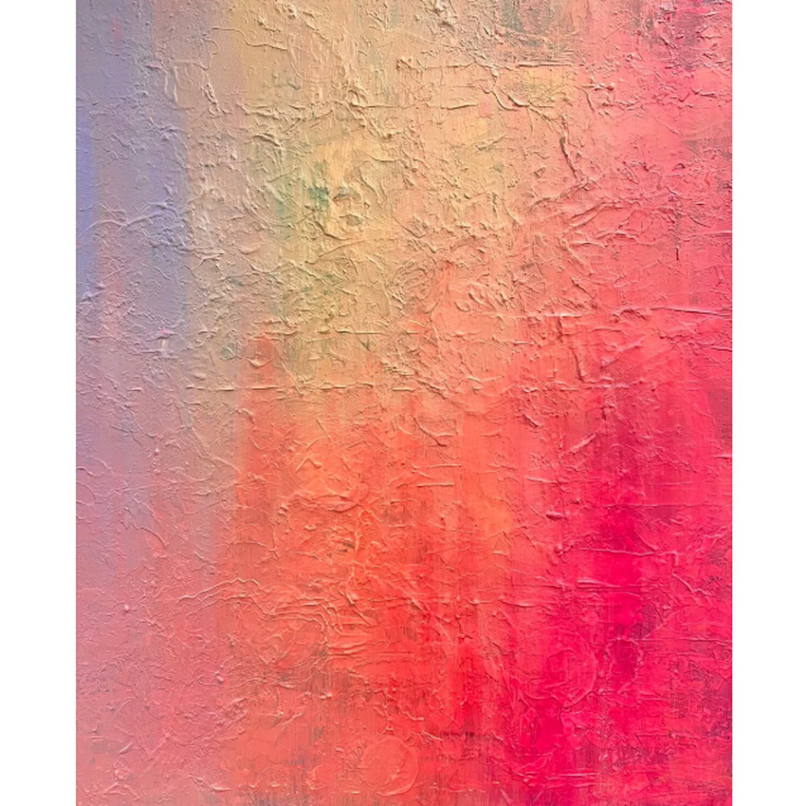 Abstract acrylic painting &quot;The Calm Way #1&quot; (2025) from Ruzica Sola