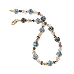 Collier "Beauty" von Ray Alba - Schmucksteine und vergoldetes Sterlingsilber