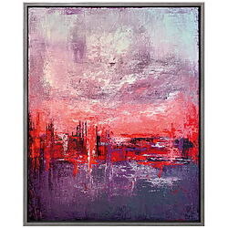 Explora obras de arte Pintura acrílica abstracta de Constance Renken: "Fuego sin chispas" (2022), pieza única sobre lienzo.