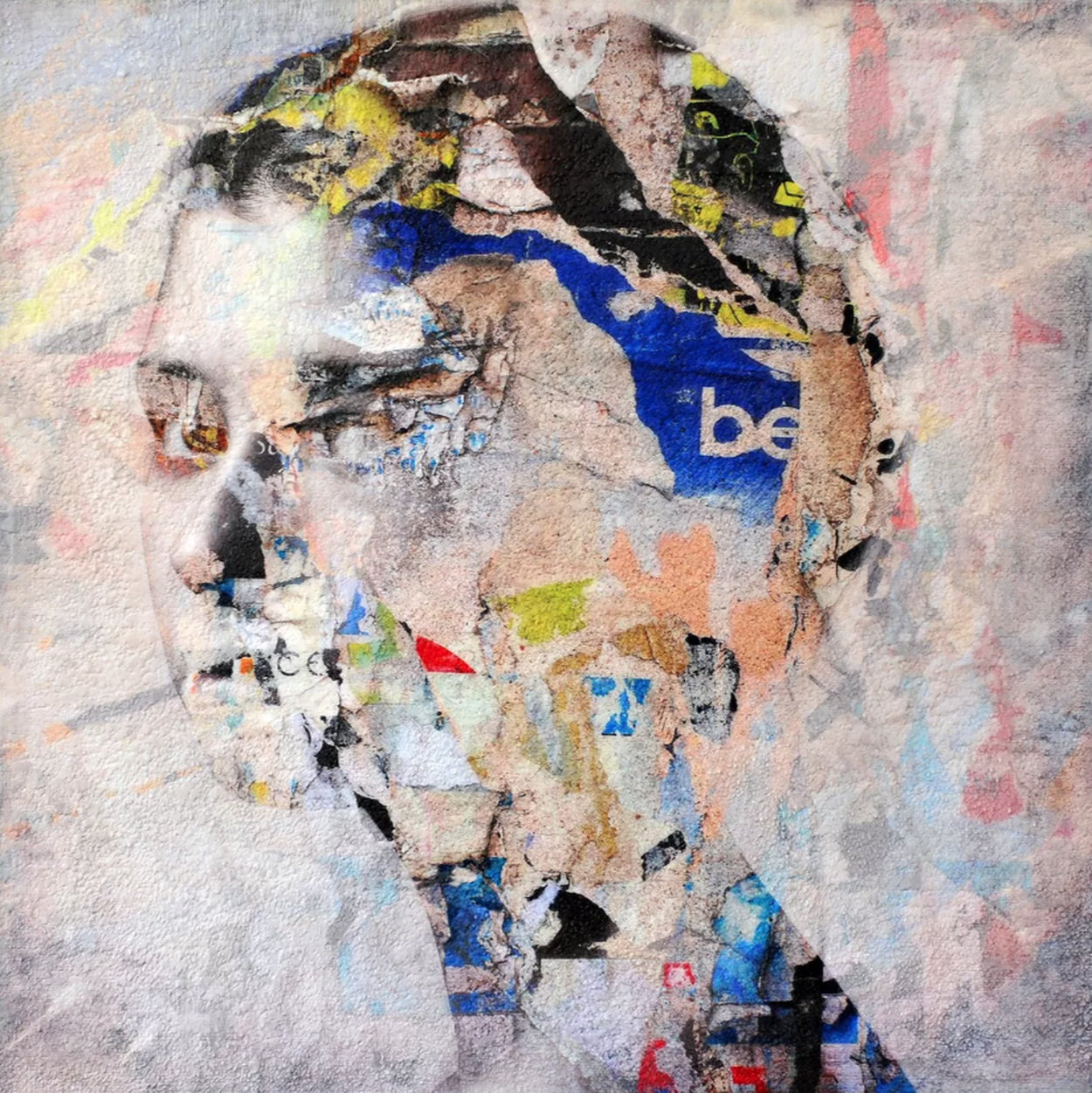 Mixed Media Gemälde "Concrete" (2024) von Karin Vermeer