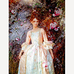 Konzeptuelle Portraitfotografie "Romantic Garden" (2020) von Viet Ha Tran