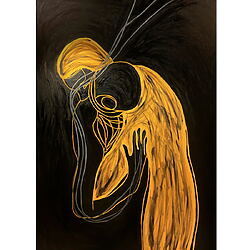 Peinture en acrylique &quot;Energy III - The Pulse Inside&quot; (2021) par Juca Maximo