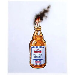 “Tesco Bomb Poster” (2011) by Banksy, limited edition screen print
