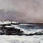 Landschaftsmalerei "All Time, All at Once" (2022) von Mark Thompson