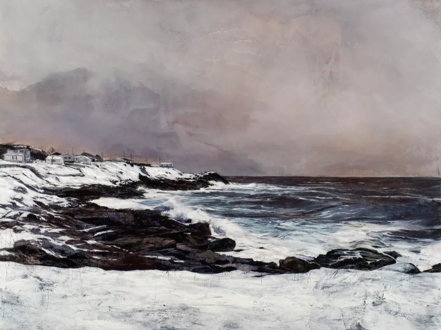 Landschaftsmalerei "All Time, All at Once" (2022) von Mark Thompson