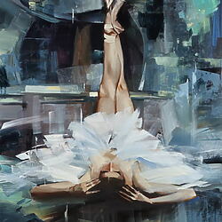 &quot;A little alone with yourself&quot; (2023) - oil painting by Tetiana BOND