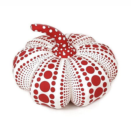 Sculpture souple « Pumpkin Plush (Red) LARGE » de Yayoi Kusama, édition limitée