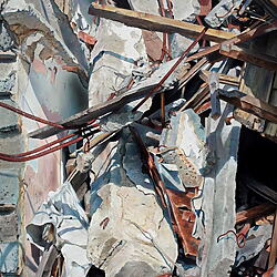 Photorealism oil painting &quot;Mariupol&quot; (2024) by Duhaj Peter